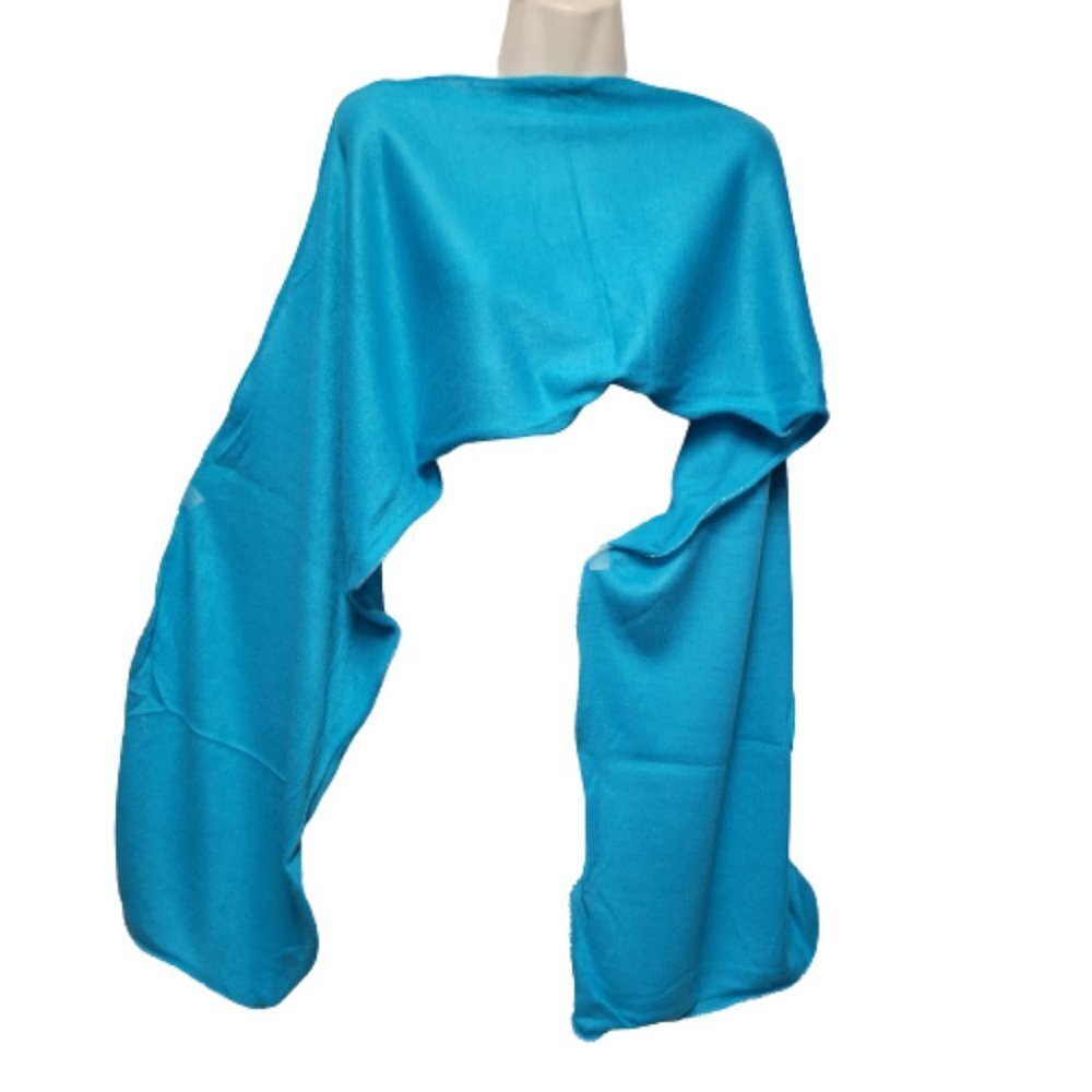 Blue Scarf Fall Scarf Rectangular Scarf - NEW